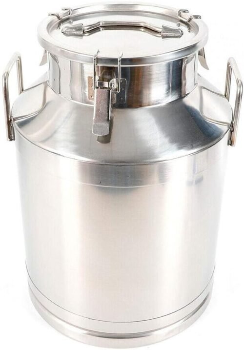 Stainless Steel Milk Storage Can with Lid Barni (20 Litres) (Ss304)