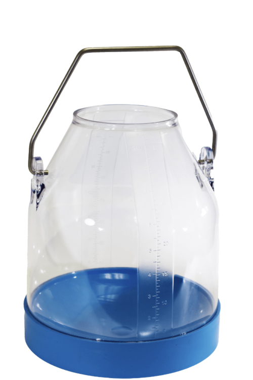 Milking can - Collecting and transporting milk from dairy cows plastic 32 canister
